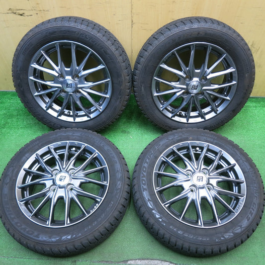 バリ溝！23年！9.5分★スタッドレス 155/65R14 トーヨー オブザーブ GIZ2 SEIN ザイン 14インチ PCD100/4H★5042705HAス