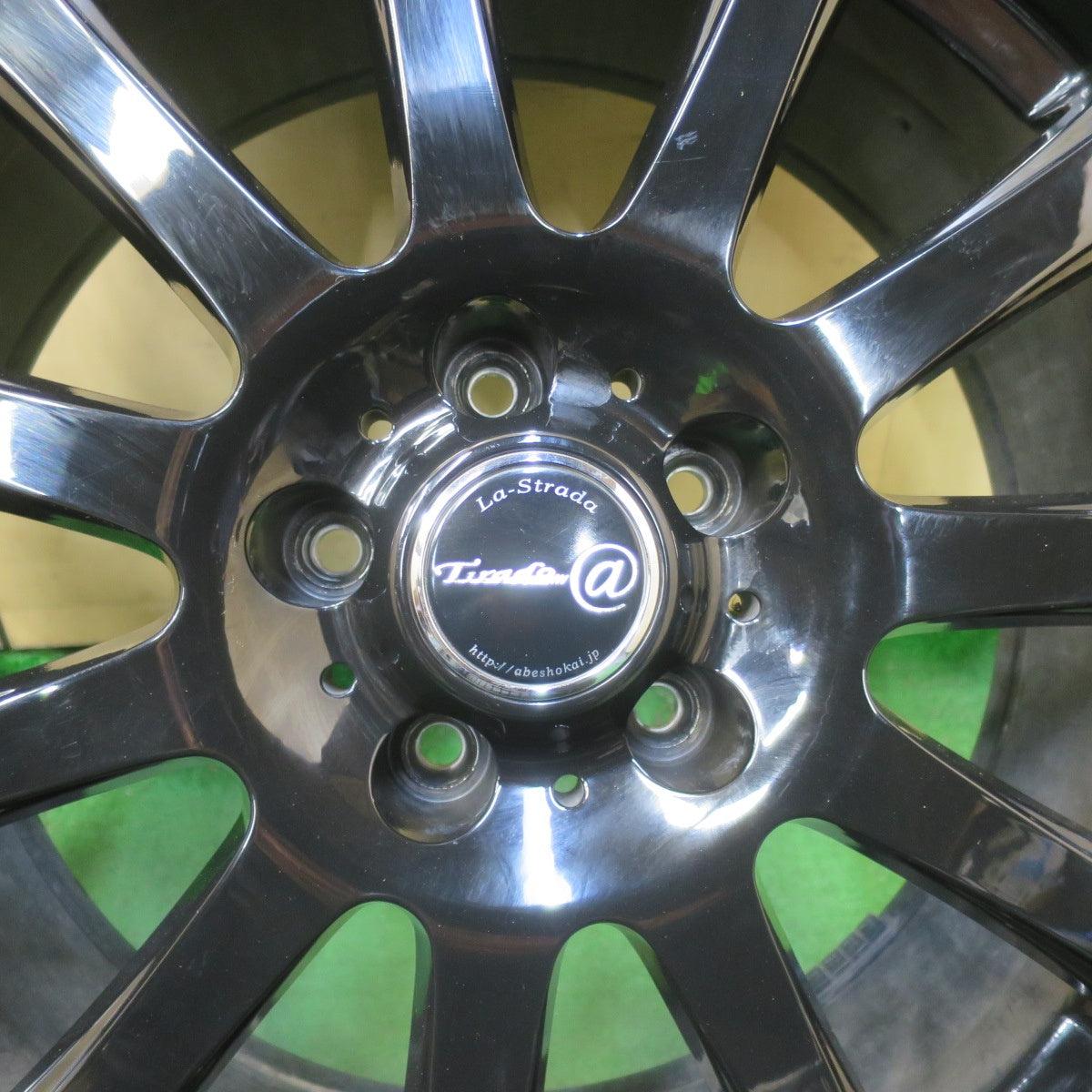 バリ溝！22年！キレイ！9分★スタッドレス 225/60R18 ブリヂストン ブリザック DM-V3 La-Strada Tirado＠ 阿部商会 ラストラーダ ティラード 18インチ PCD114.3/5H★6022111イス
