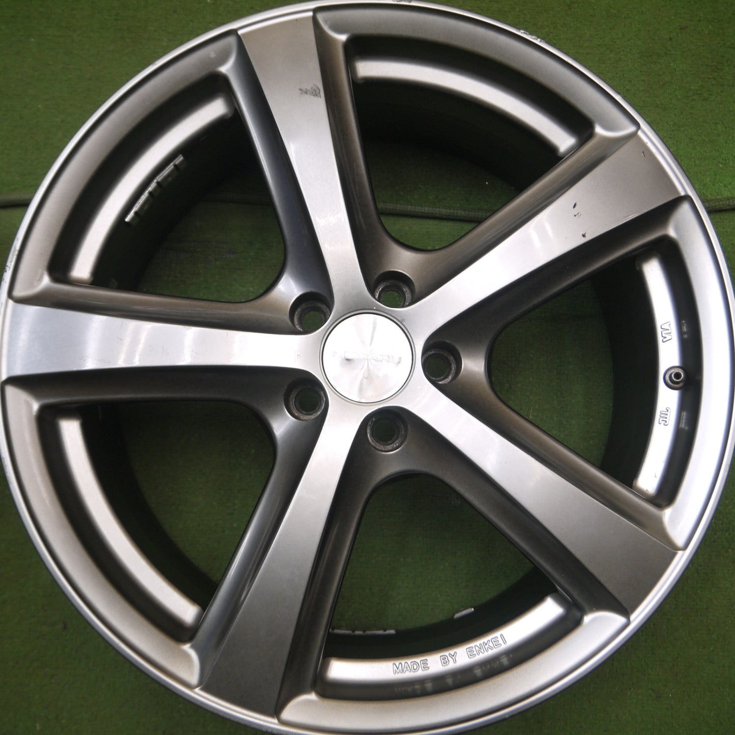 *送料無料* 4本価格★トヨタ 86 スバル BRZ 等 ENKEI RIVAZZA ホイール 18インチ 18×7.5J エンケイ リヴァッツァ PCD100/5H★4052404Hホ
