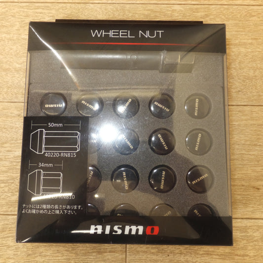 [送料無料] ★ニスモ NISMO ホイールナット 40220-RN810　サイズ M12×1.25p L34　ホイールナット 20ケ 専用ソケット 1ケ★