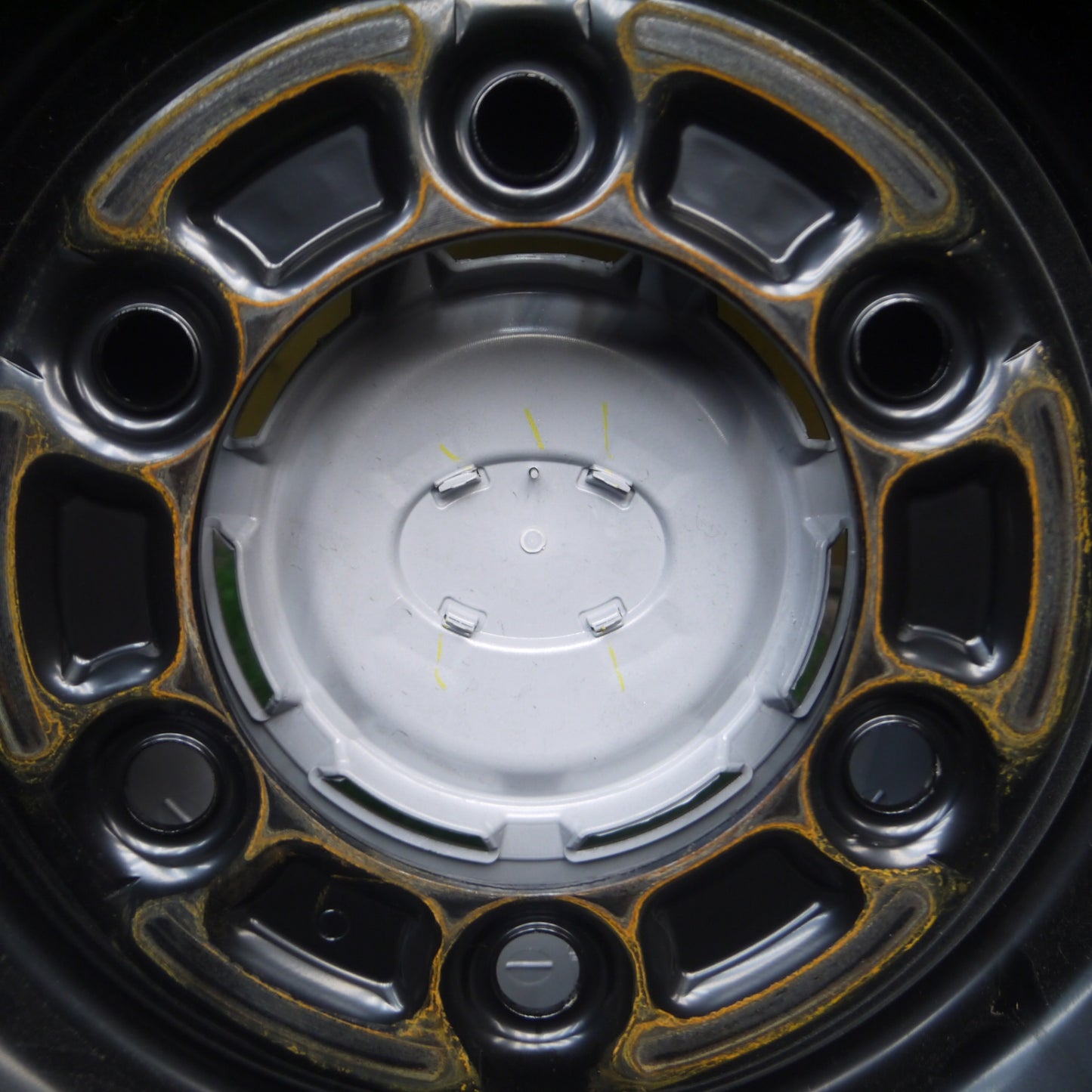 *送料無料* 新車外し★トヨタ 200系 ハイエース 純正 スチール ホイール 15インチ 15×6J PCD139.7/6H★4070504Hホ
