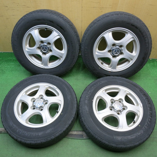 バリ溝！8.5分◎三菱 パジェロ ミニ 純正 175/80R15 ヨコハマ ジオランダー CV G058 15インチ PCD114.3/5H◎6080609HAノ