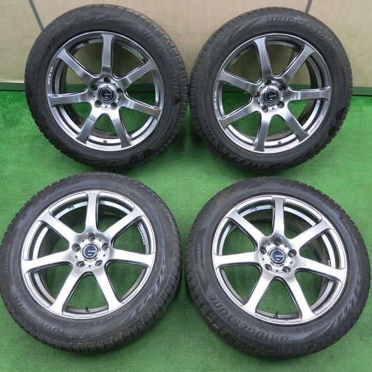 [送料無料] バリ溝！21年！キレイ！9分★スタッドレス LEONIS NAVIA07 235/50R18 ブリヂストン ブリザック VRX2 AMF レオニス ナヴィア07 PCD114.3/5H★4112308TNス