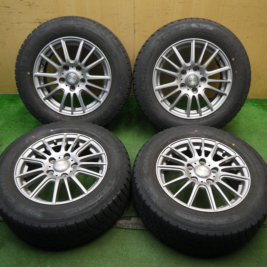 キレイ★スタッドレス 195/65R15 グッドイヤー アイスナビ6 ravrion selze ラブリオン 15インチ PCD114.3/5H★5060914Hス