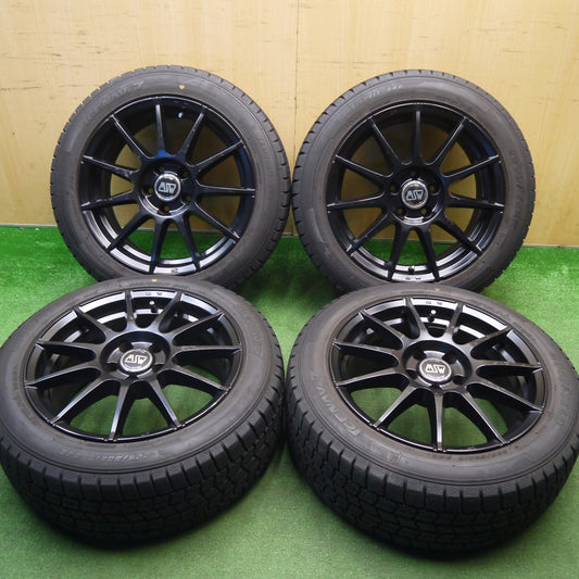 バリ溝！9.5分★アウディ 等 MSW 85 O・Z 225/50R17 スタッドレス グッドイヤー アイスナビ7 OZ 17インチ PCD112/5H★6012001Hス