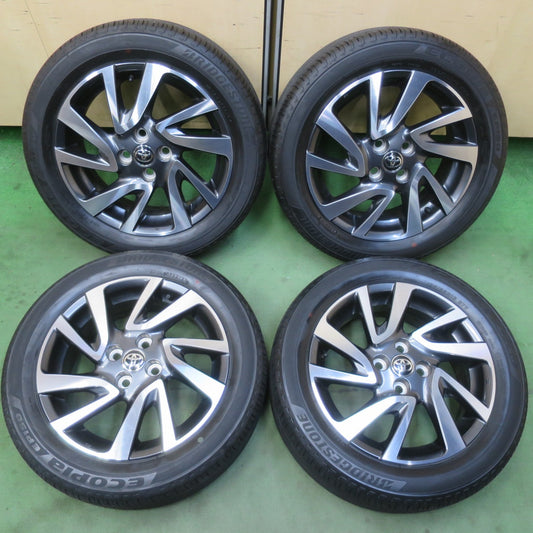 バリ溝！キレイ！9分★トヨタ アクア Zグレード 純正 オプション OP 195/55R16 ブリヂストン エコピア EP150 16インチ PCD100/4H★6041511イノ