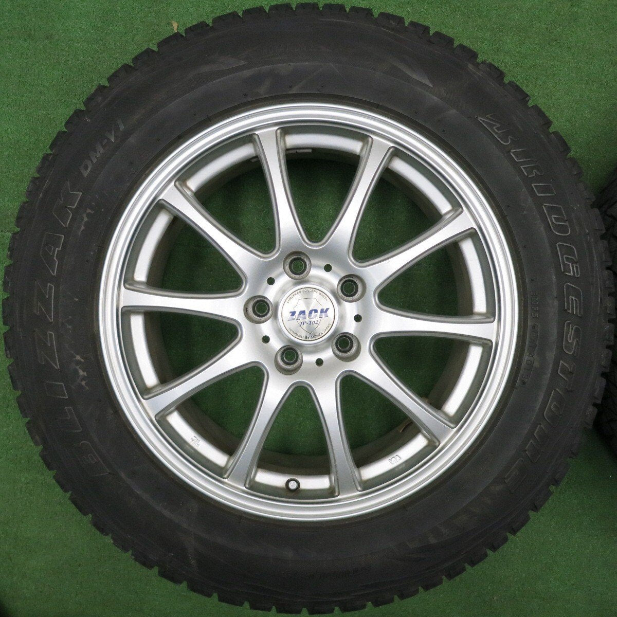 4本価格★スタッドレス 225/65R17 ブリヂストン ブリザック DM-V1 ZACK JP-102 MONZA ザック PCD114.3/5H★5010705NJス