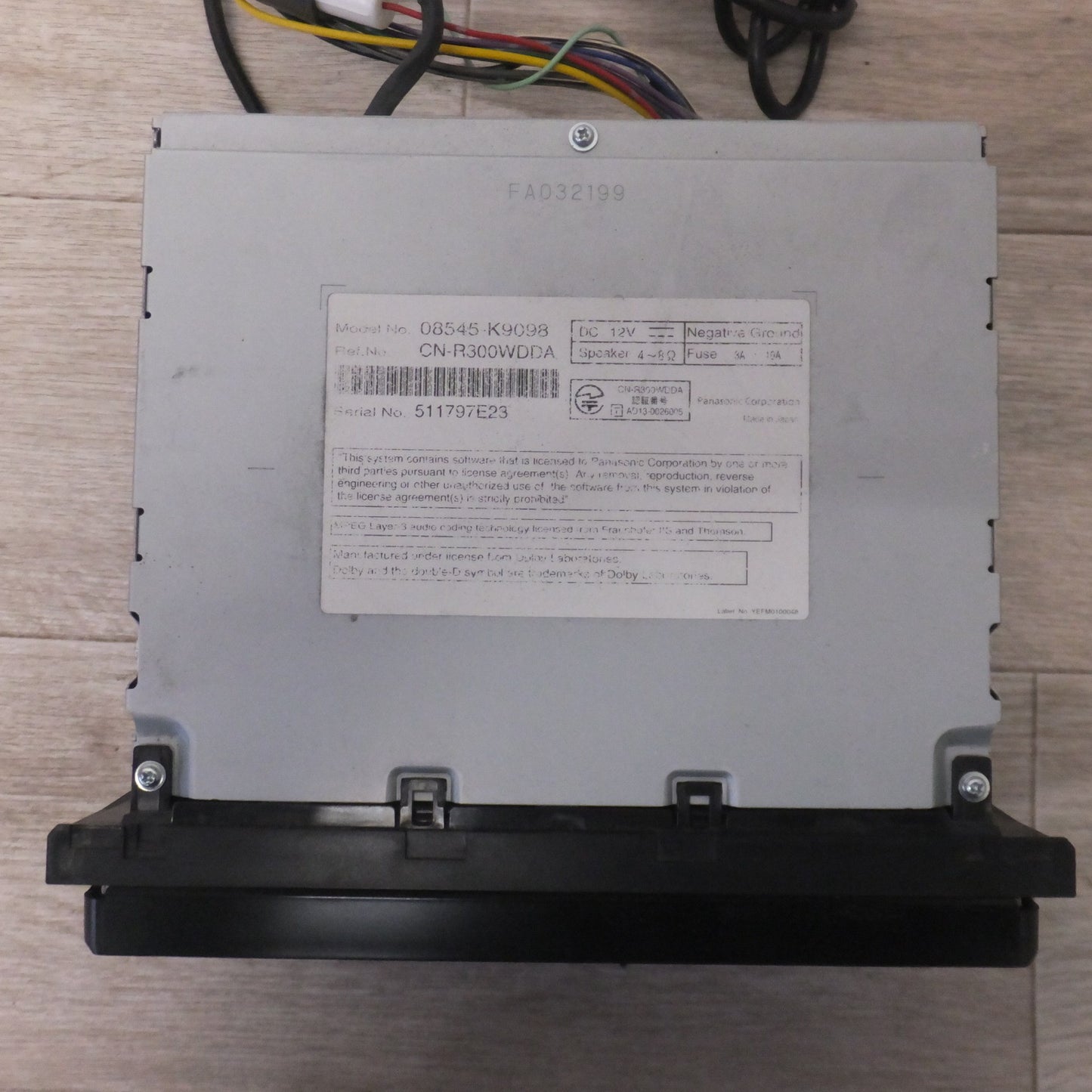 [送料無料] ★パナソニック製 ダイハツ 純正 ワイド スタンダードメモリーナビNSZN-W65D 08545-K9098[31]★