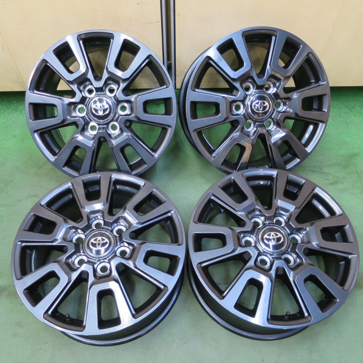 新車外し★トヨタ ランクル 250 VX 純正 ホイール 18インチ 18×7.5J PCD139.7/6H★6071403NGホ