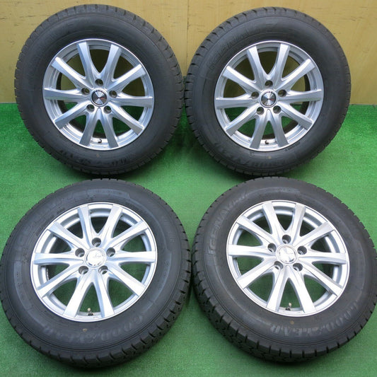 バリ溝！22年！キレイ！9分★スタッドレス 215/65R16 グッドイヤー アイスナビ7 ravrion RS01 ラブリオン 16インチ PCD114.3/5H★5031606TNス