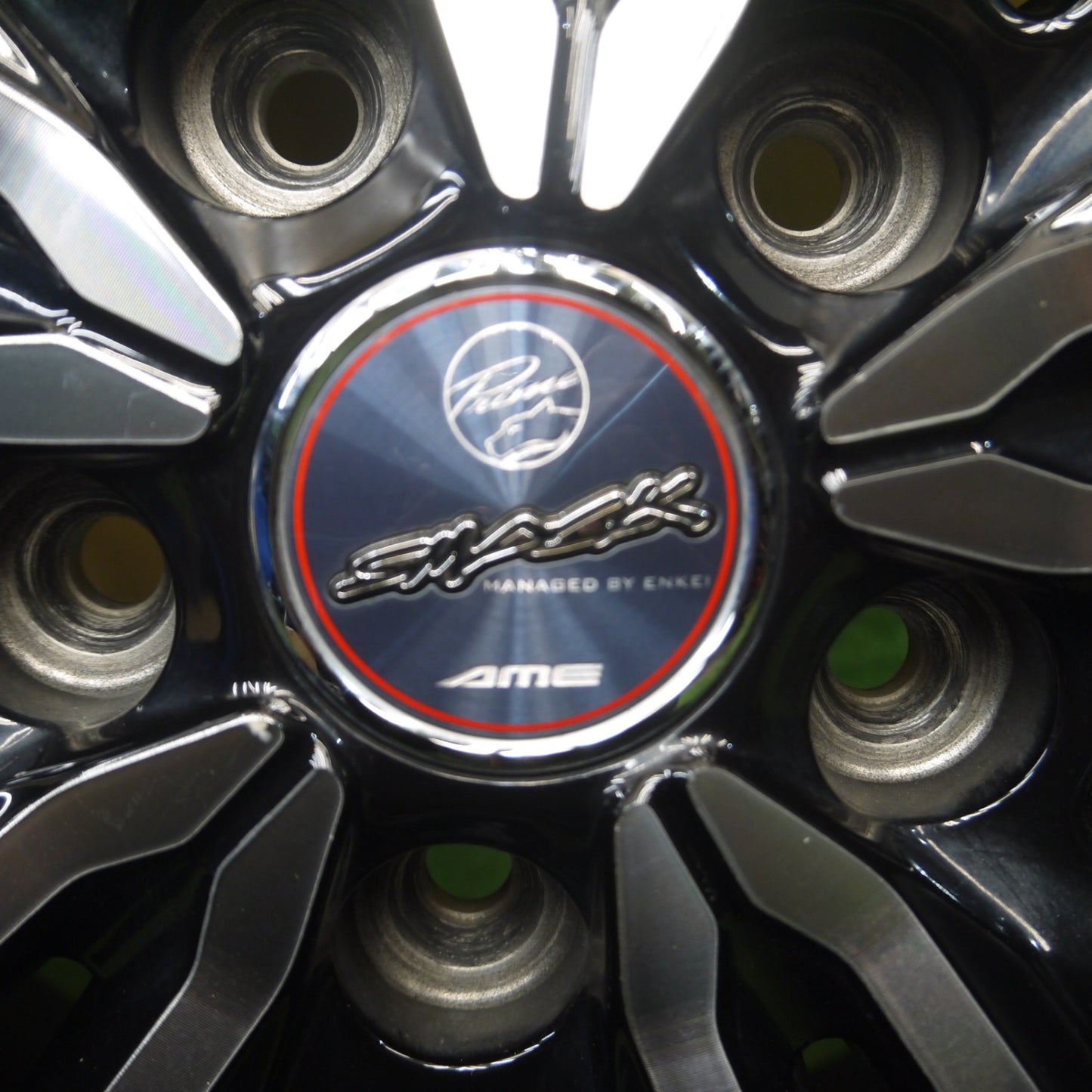 *送料無料* バリ溝！22年！9分★SMACK AME ENKEI 205/60R16 オーバーテイク RV2 スマック エンケイ 16インチ PCD114.3/5H★4032703Hノ