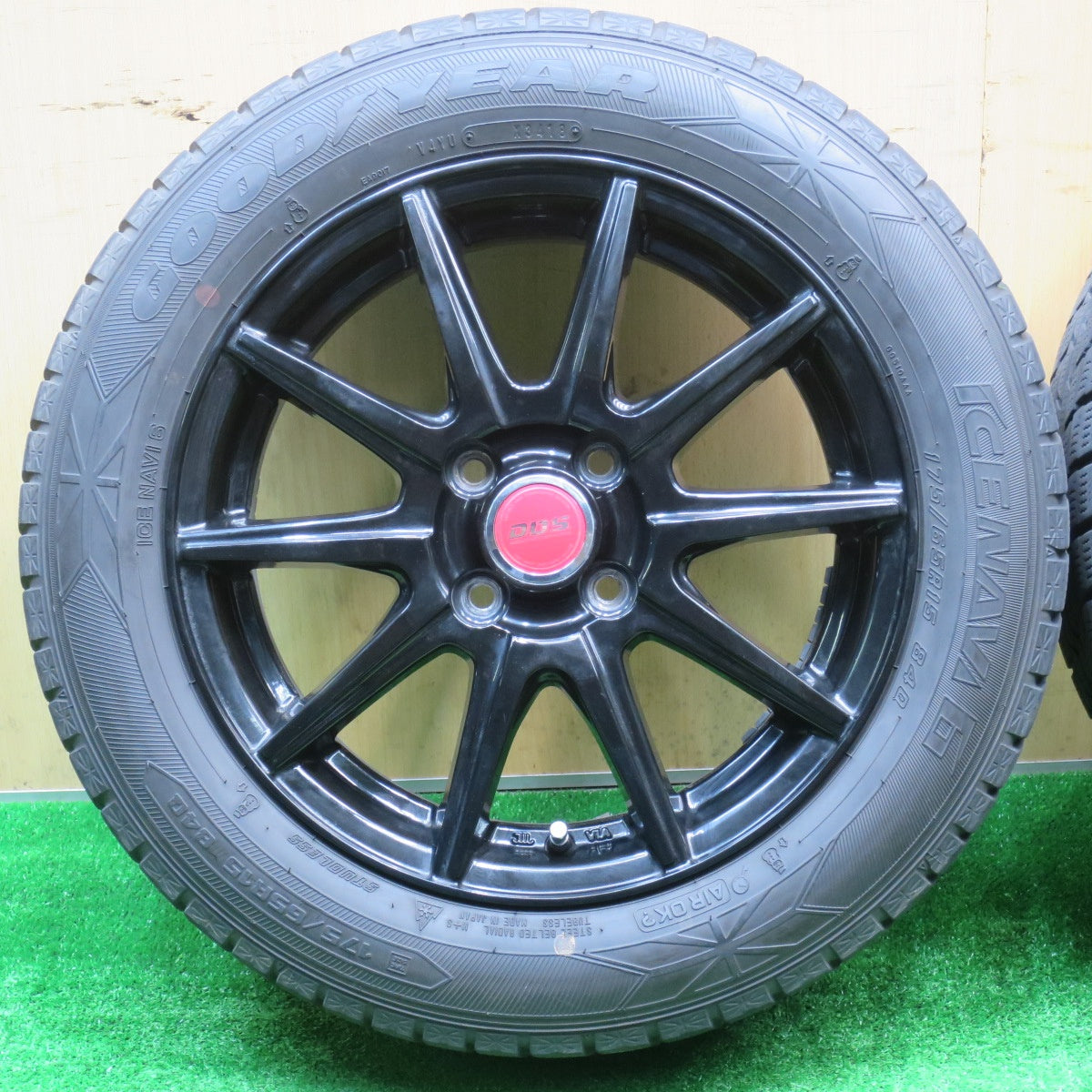 4本価格★スタッドレス 175/65R15 グッドイヤー アイスナビ6 D.O.S. DOS 15インチ PCD100/4H★5102102NJス