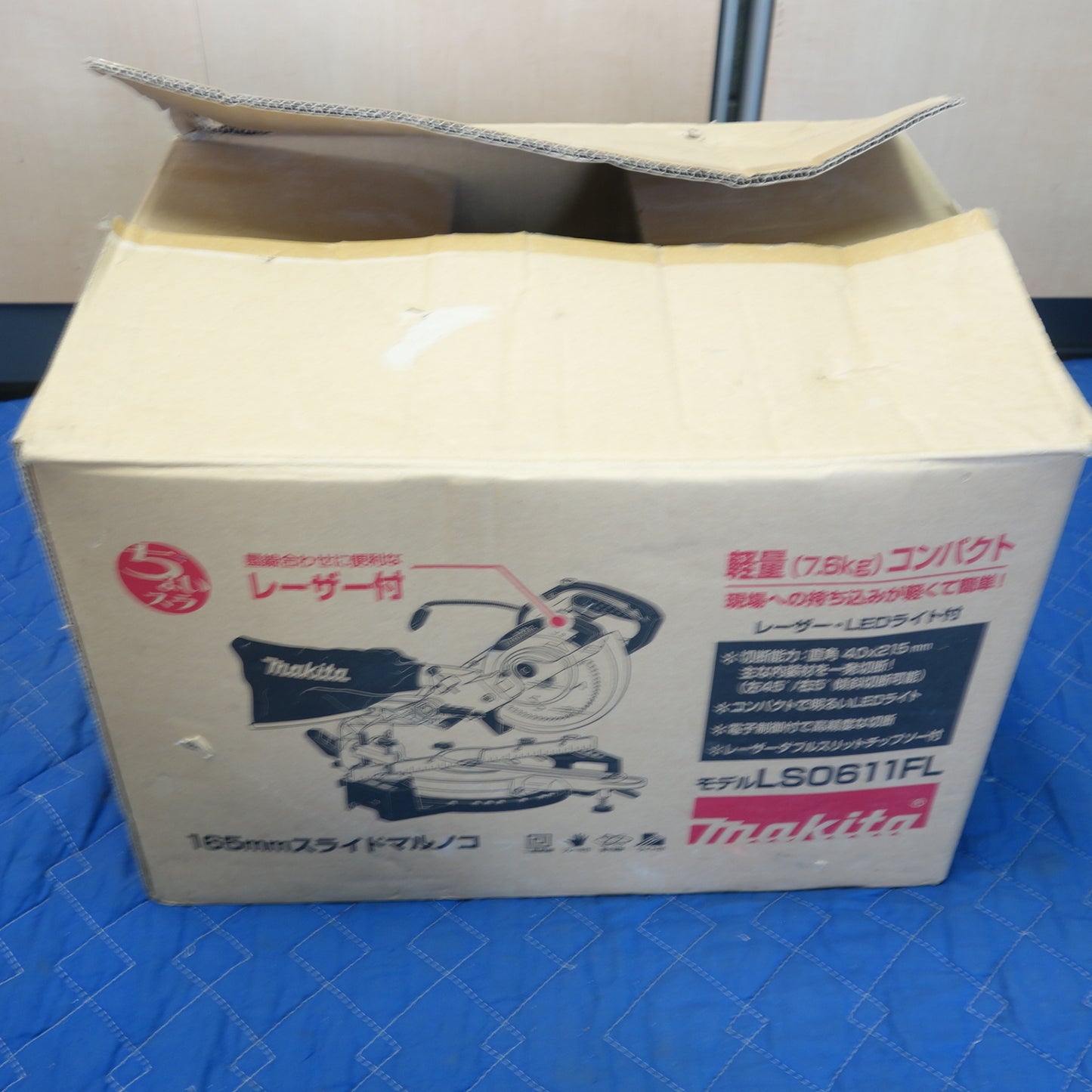[送料無料] キレイ☆マキタ スライド マルノコ 165mm 100V LS0611FL レーザー付 樹脂ベース仕様 丸のこ 丸鋸 丸ノコ 箱付き 電動 工具☆