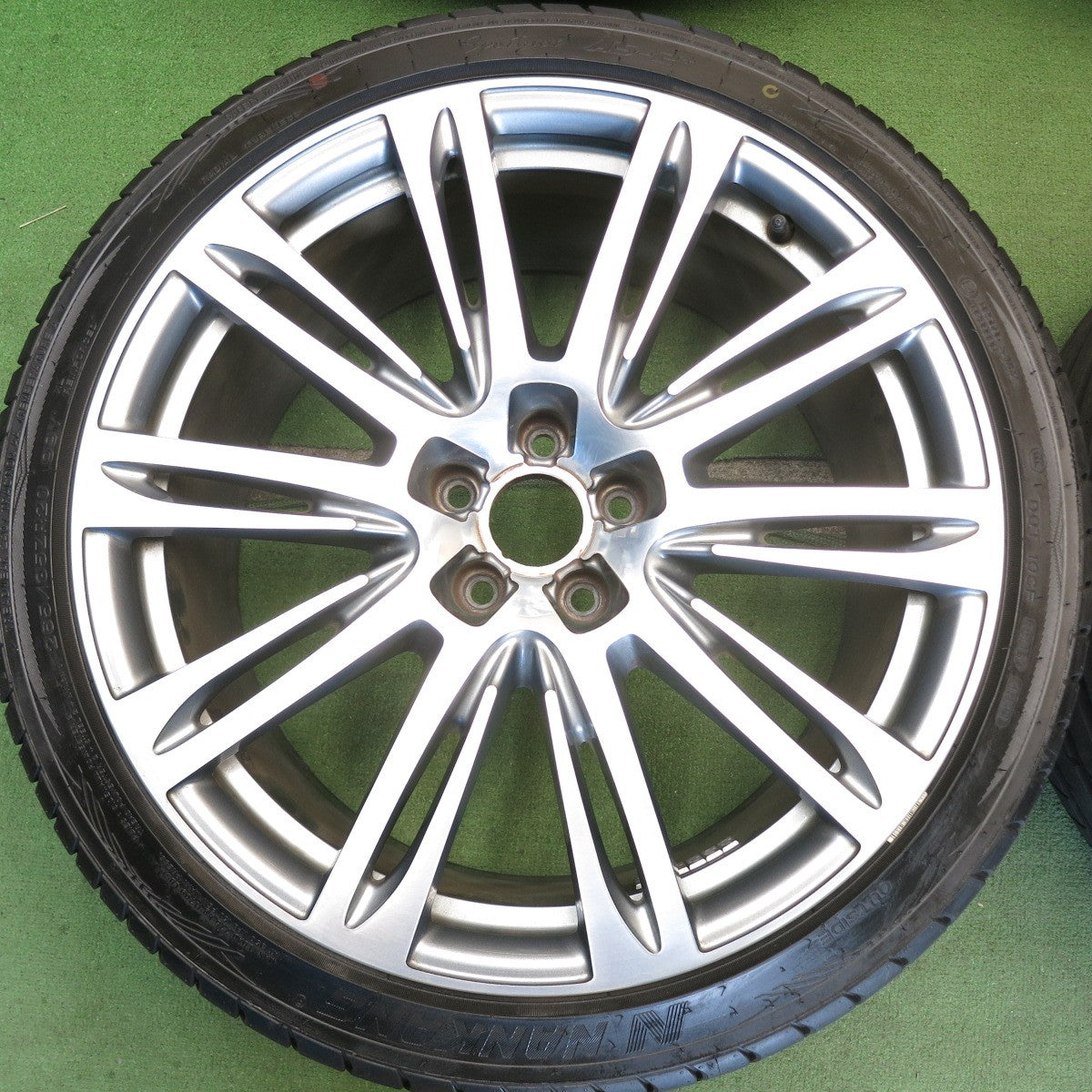 バリ溝！9.5分◎アウディ A7 純正 265/35R20 レーダー Dimax R8+ ナンカン Sportnex AS-2+ 20インチ PCD112/5H◎6081303HAノ