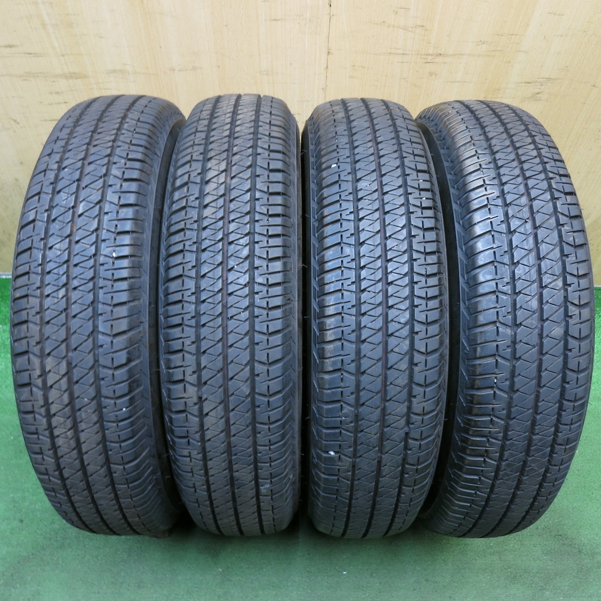 バリ溝！9分◎ジムニー 等 175/80R16 ブリヂストン デューラー H/T 684Ⅱ DUELER タイヤ 16インチ◎6092102KKノタ
