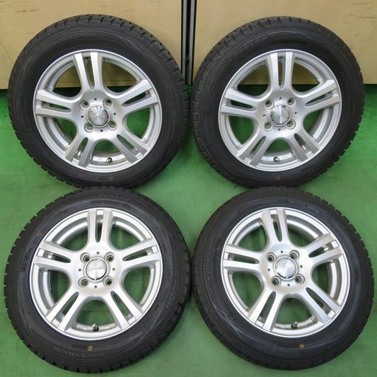 [送料無料] バリ溝！ほぼ10分★スタッドレス 155/65R14 ダンロップ ウインターマックス WM01 NIRVANA ニルバーナ 14インチ PCD100/4H★5010407イス
