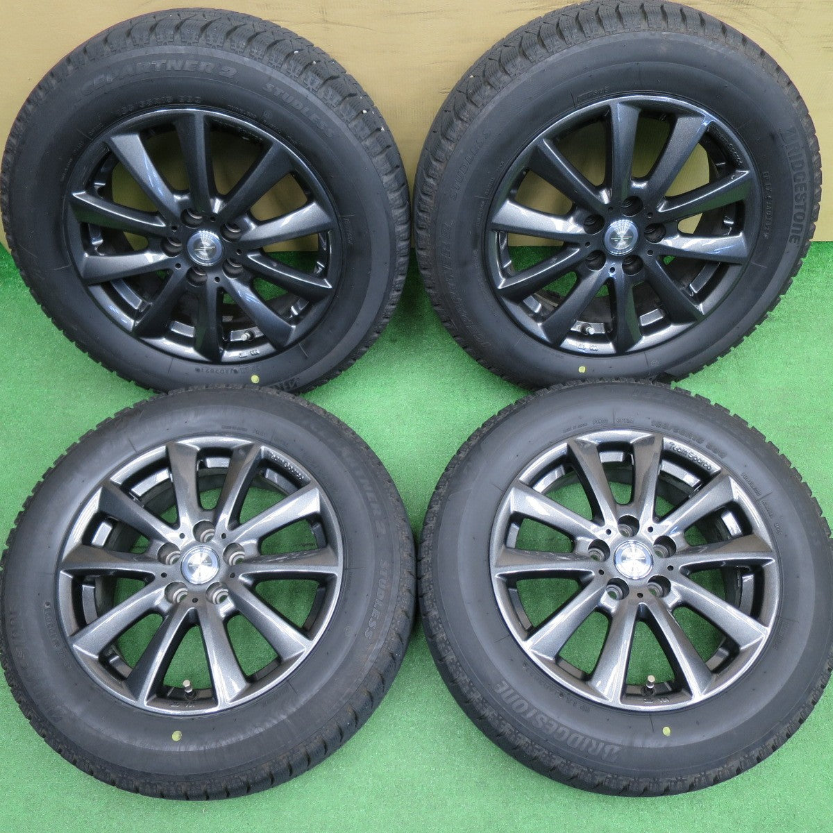 キレイ★アウディ ワーゲン 等 185/65R15 スタッドレス ブリヂストン アイスパートナー2 Team Sparco チームスパルコ 15インチ PCD100/5H★6041207NKス
