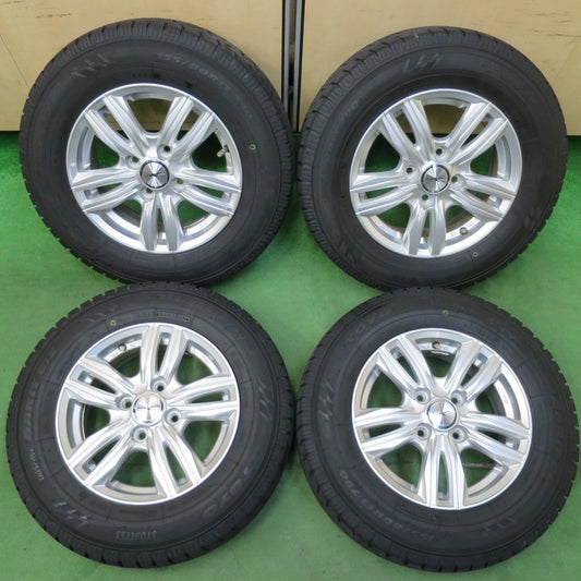 バリ溝！キレイ！9分★スタッドレス 155/80R13 トーヨー オブザーブ ガリット GIZ JOKER ジョーカー PCD100/4H★4113006イス