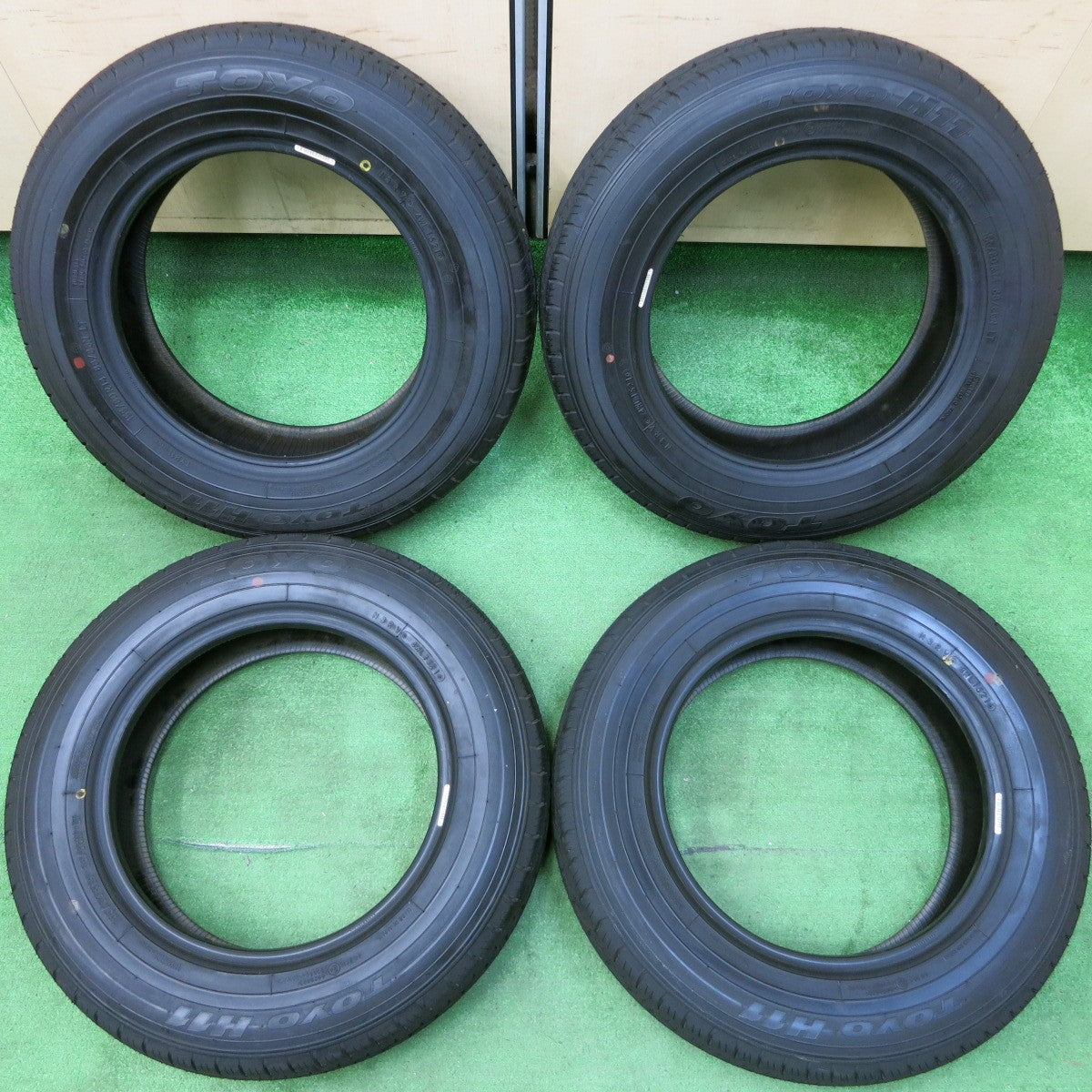 *送料無料* 新車外し！21年★155/80R14 88/86N トーヨー H11 タイヤ 14インチ サクシード プロボックス 等★4052201イノタ