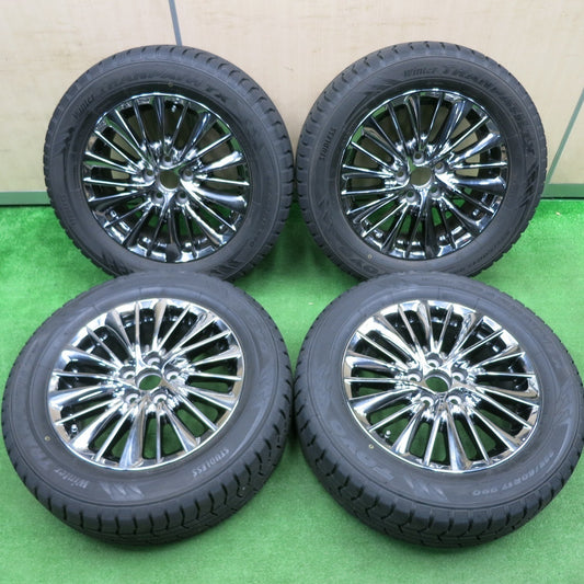 バリ溝！キレイ！9.5分★トヨタ 30系 アルファード 後期 エグゼクティブラウンジ 純正 225/60R17 スタッドレス トーヨー ウインター トランパス TX PCD114.3/5H★4120101HAス