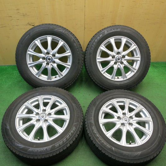 バリ溝！22年！9分★プリウス 等 195/65R15 スタッドレス ブリヂストン ブリザック VRX3 JOKER ジョーカー 15インチ PCD100/5H★5050703AKス