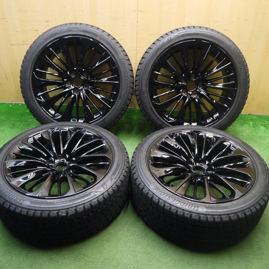 センサー付！バリ溝！22年！キレイ！8.5分★レクサス LS 純正 OP 245/45R20 スタッドレス ブリヂストン ブリザック DM-V3 20インチ PCD120/5H★6021601Hス