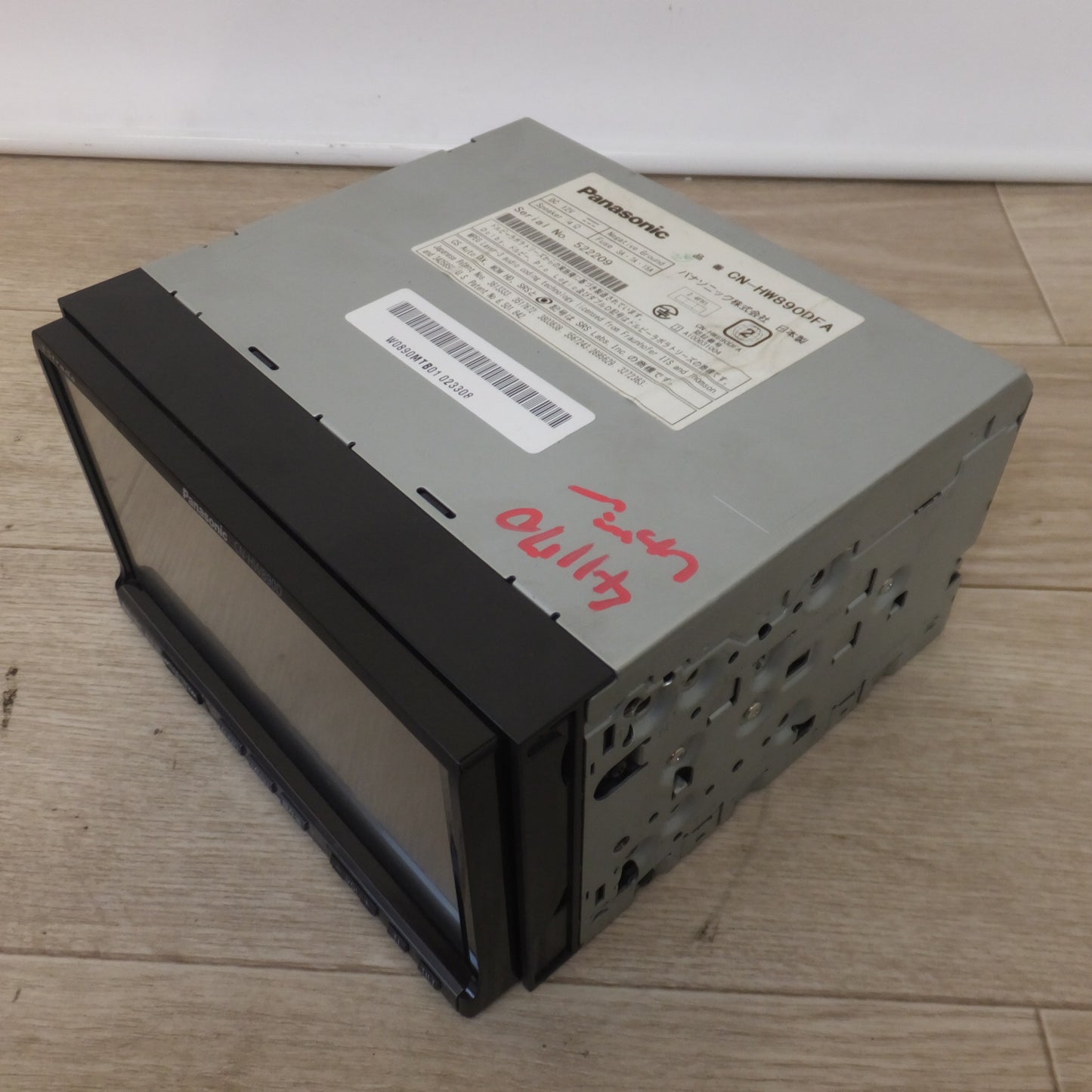 [送料無料] 現状品★パナソニック製 スバル 純正 HDDカーナビステーション CN-HW890DFA(20)★