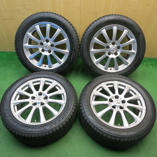 センサー付！バリ溝！キレイ！9.5分★レクサス 等 235/50R18 スタッドレス ブリヂストン ブリザック VRX2 LF SPORT 18インチ PCD120/5H★6022605HAス