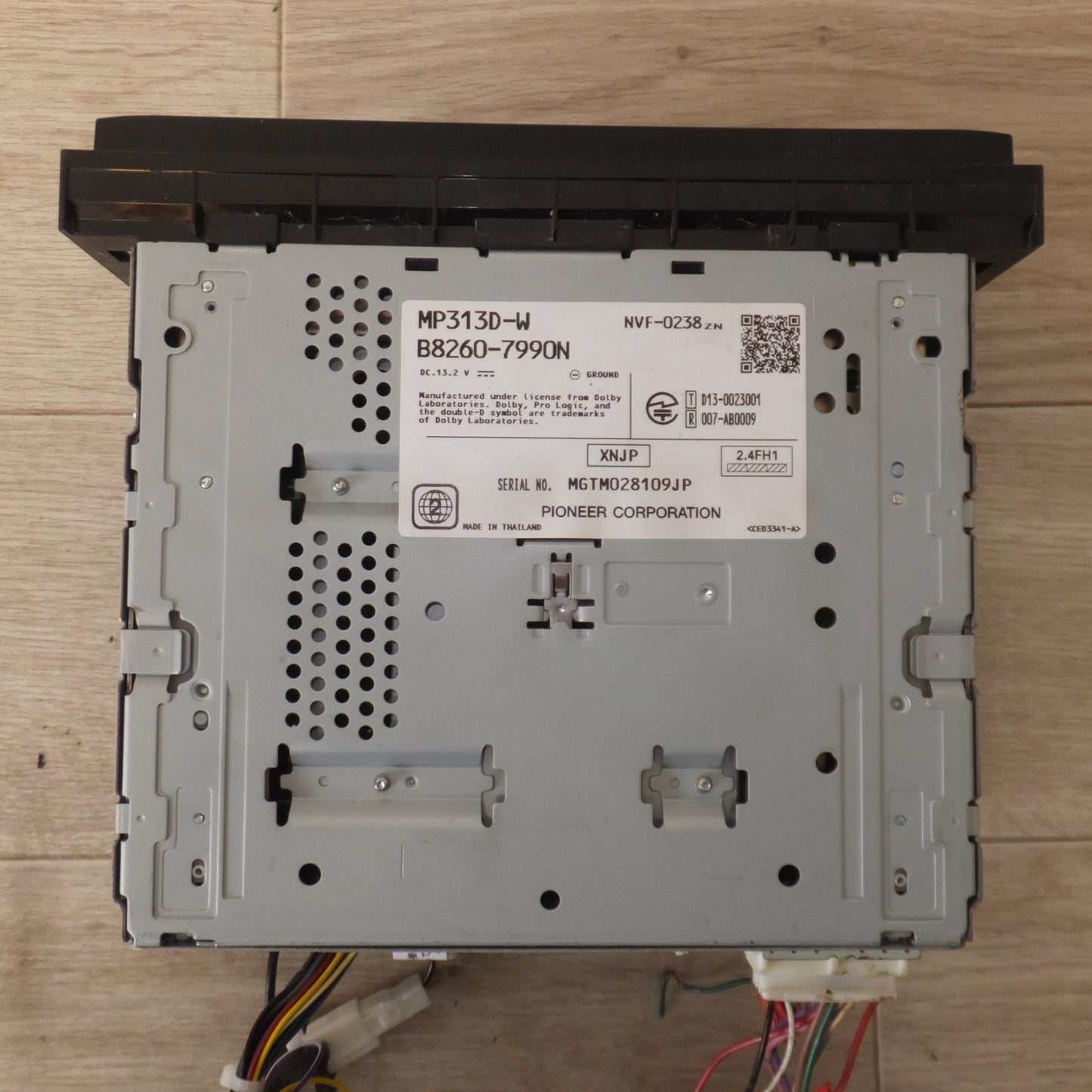 [送料無料] ジャンク★パイオニア製 日産 純正 オリジナルナビゲーションシステム MP313D-W B8260-7990N NVF-0238ZN[10]★