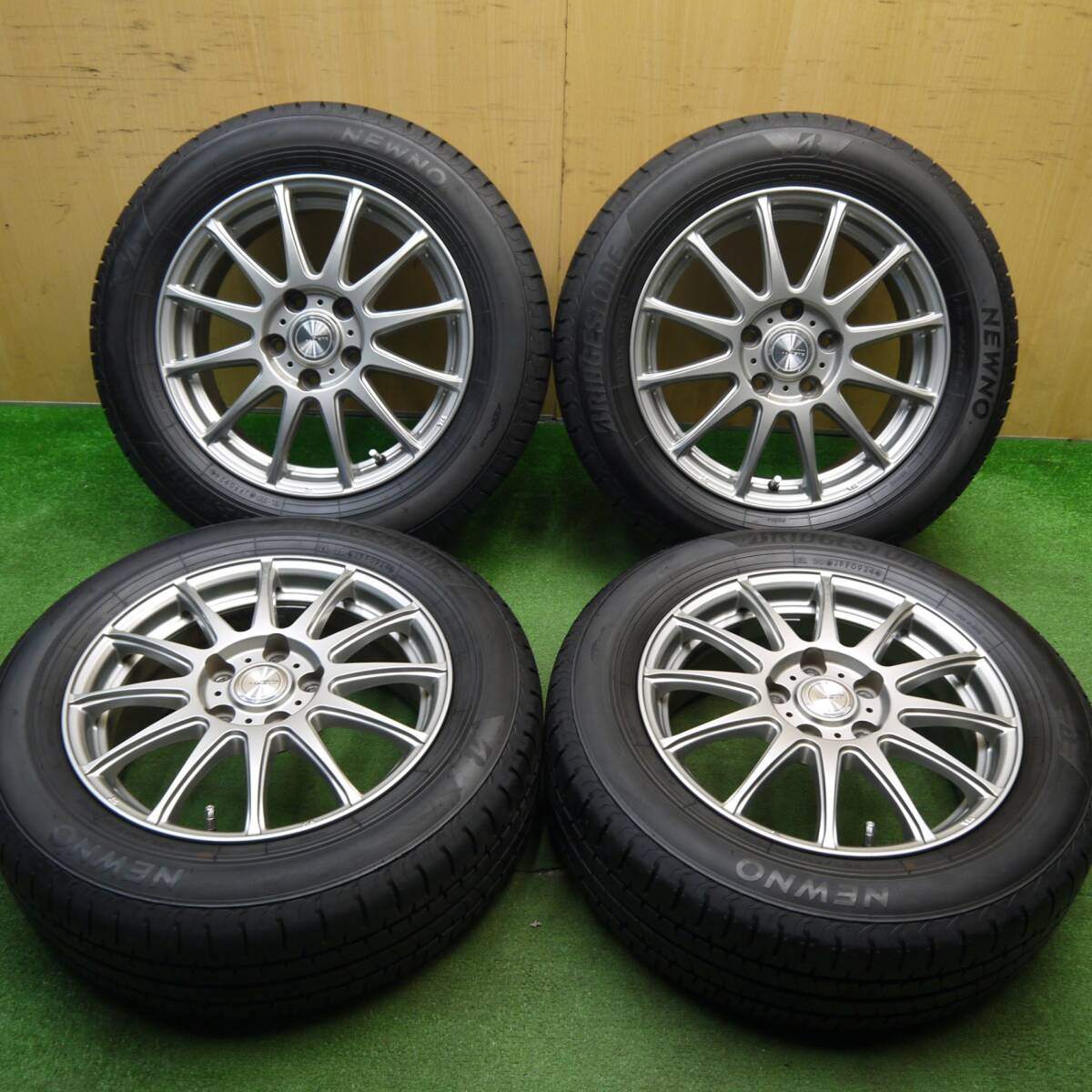 タイヤほぼ未使用 24年 綺麗★205/60R16 ブリヂストン NEWNO ravrion LUMIERE ラブリオン ニューノ PCD114.3/5H★5031901Hノ