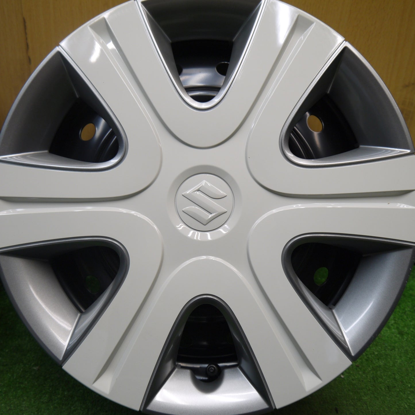 新車外し★スズキ スペーシア 純正 スチール ホイール 14インチ 14×4.5J PCD100/4H★5070805Hホ