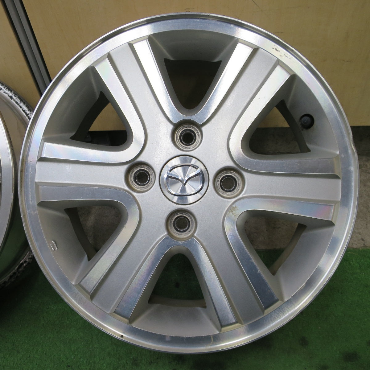 4本価格★マツダ スクラム ワゴン スズキ エブリイ ワゴン 純正 ホイール 14インチ 14×4.5J PCD100/4H★6061604NGホ