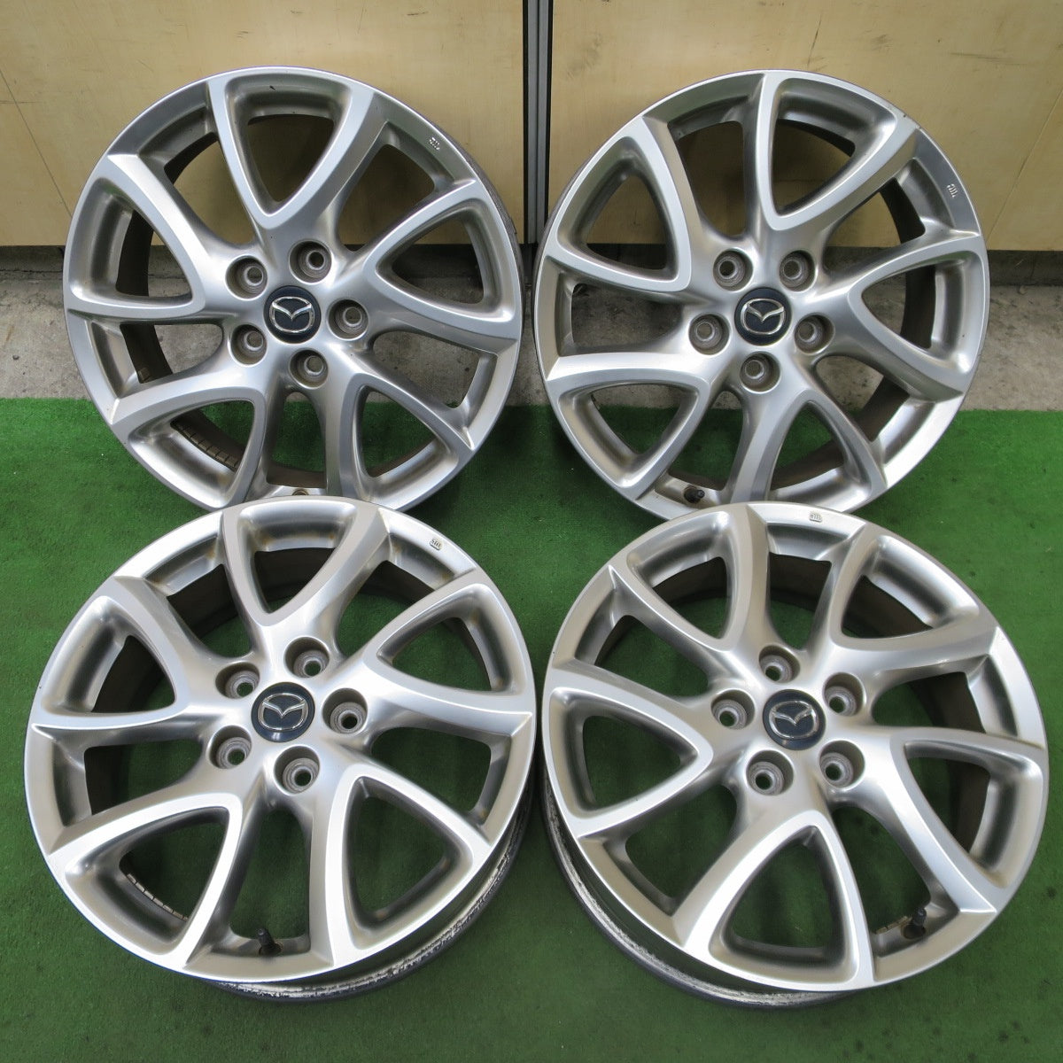 4本価格★マツダ アクセラ プレマシー 等 純正 ホイール 17インチ 17×6.5J PCD114.3/5H★6031001NGホ
