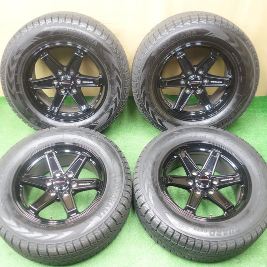 バリ溝！23年！キレイ！9.5分★KEELER TACTICS 265/60R18 スタッドレス ヨコハマ アイスガード G075 キーラー タクティクス 18インチ PCD139.7/6H★6011702KTス