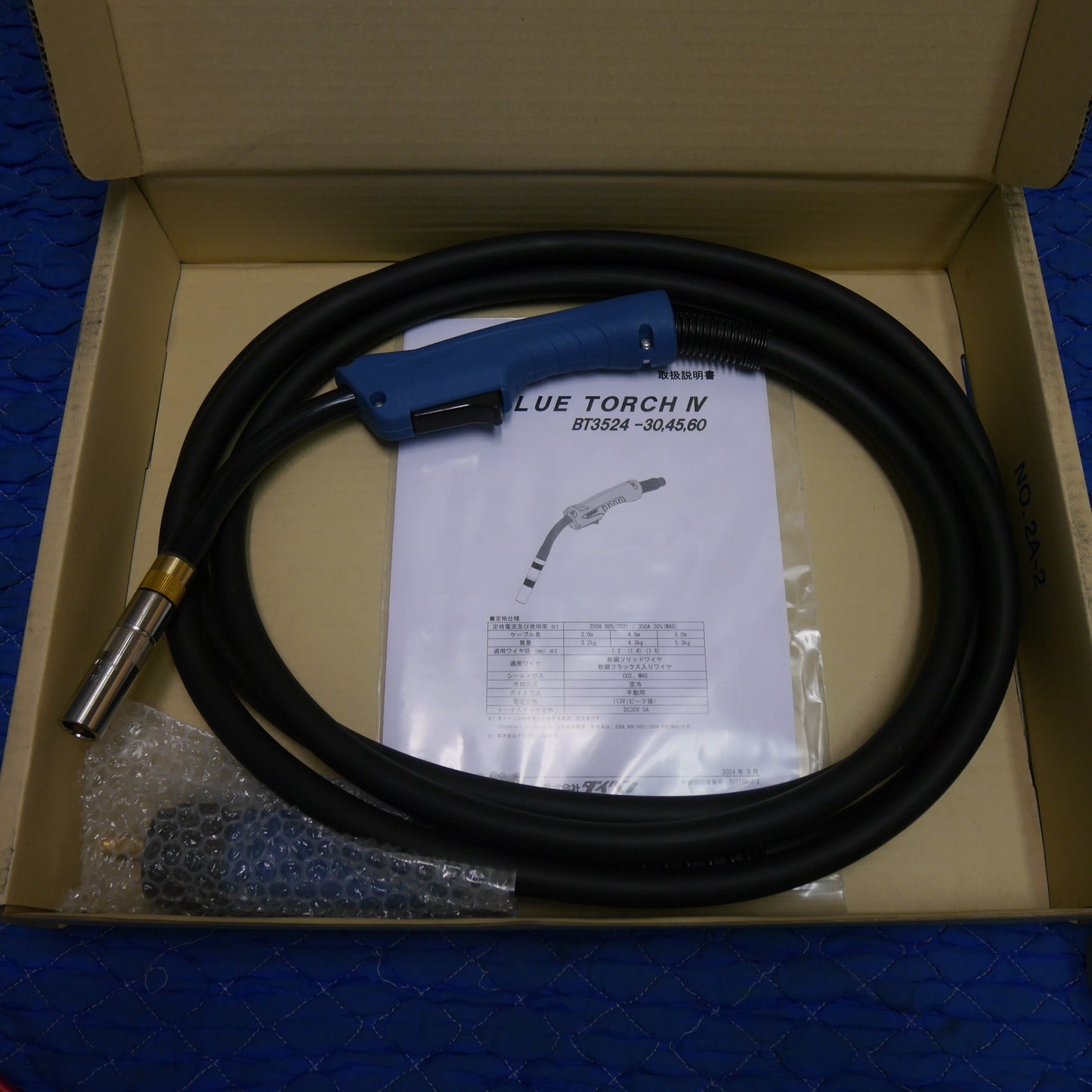 [送料無料] 未使用☆DAIHEN ダイヘン CO2/MAG 溶接 切断 トーチ BT3524-45 BLUE TORCH IV ブルートーチ IV 工具☆