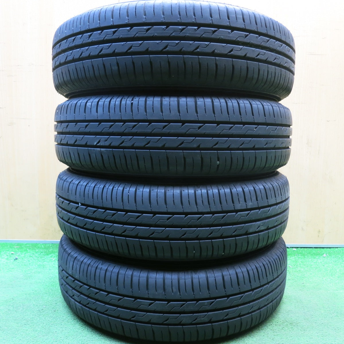 バリ溝！25年！ほぼ10分★日産 デイズ 純正 155/65R14 エコファイン ECOFINE 14インチ PCD100/4H★6050511HAノ