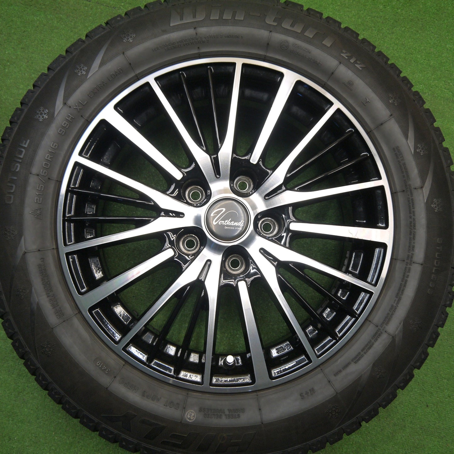 4本価格★スタッドレス 215/60R16 ハイフライ Win-turi 212 Verthandi ヴェルサンディ ヴェルザンディ 16インチ PCD114.3/5H★5112102Hス