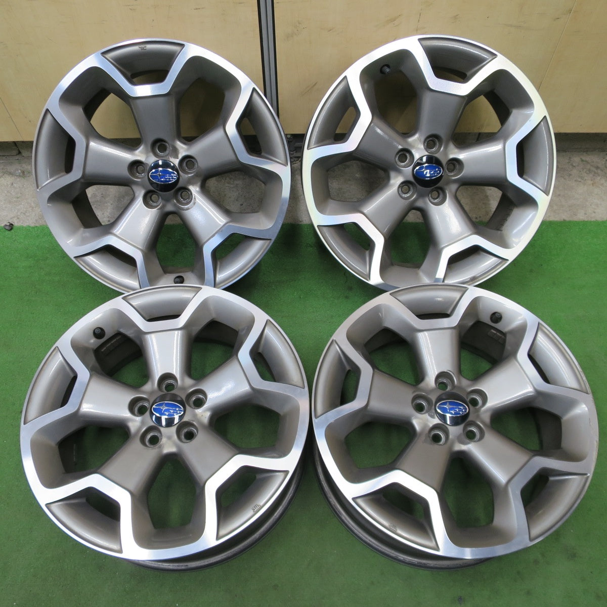 4本価格★スバル XV 純正 ホイール 17インチ 17×7J PCD100/5H★6041802NGホ