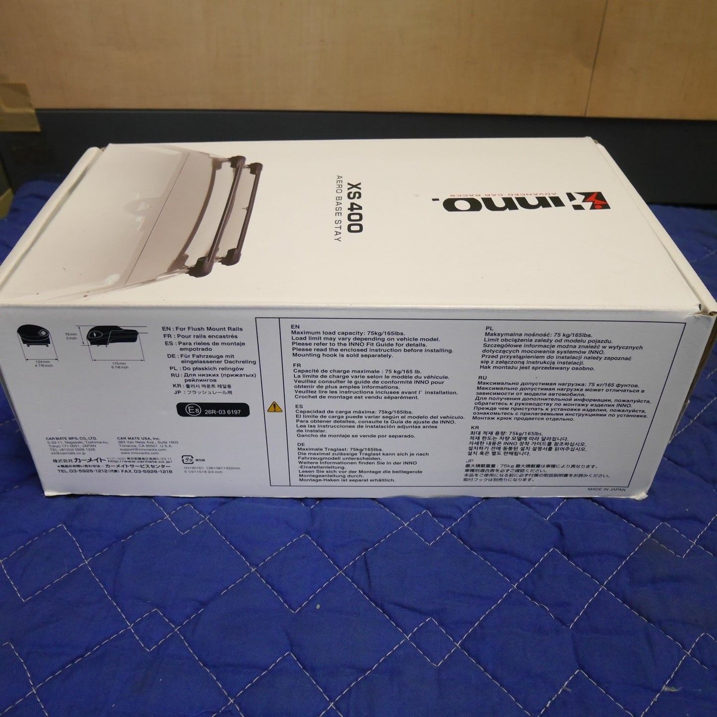 [送料無料] キレイ！鍵2本付き☆inno. Carmate キャリア セット XS400 エアロ ベース バー ステー フラッシュ レール 用 フラッシュタイプ イノー カーメイト☆