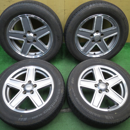 4本価格★JEEP ジープ パトリオット 純正 215/60R17 セイバーリング SL201 17インチ PCD114.3/5H★5052703NJノ