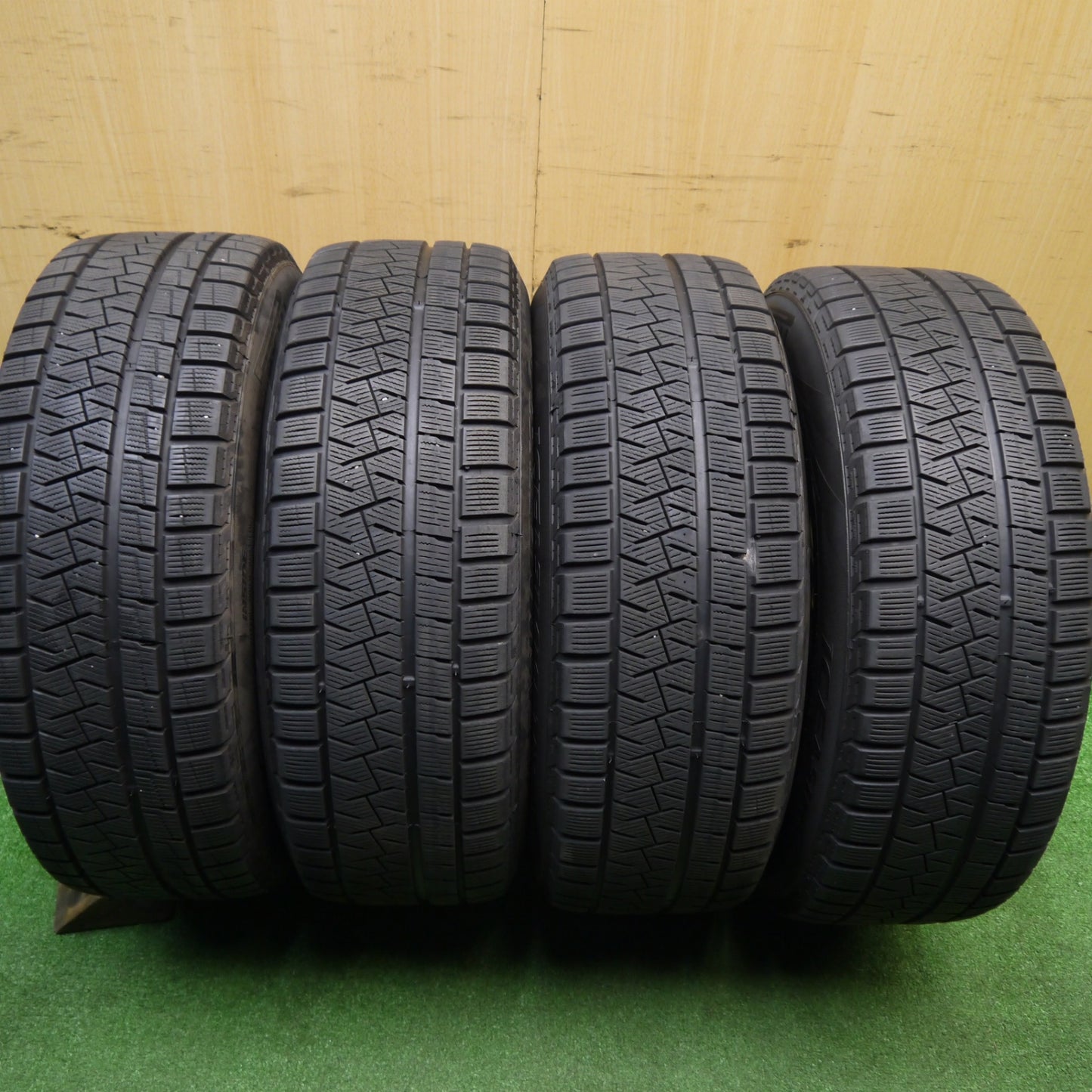 バリ溝！9分★BMW 等 MAK LUFT 205/60R16 スタッドレス ピレリ アイスアシンメトリコ プラス 16インチ PCD112/5H★5093008NJス