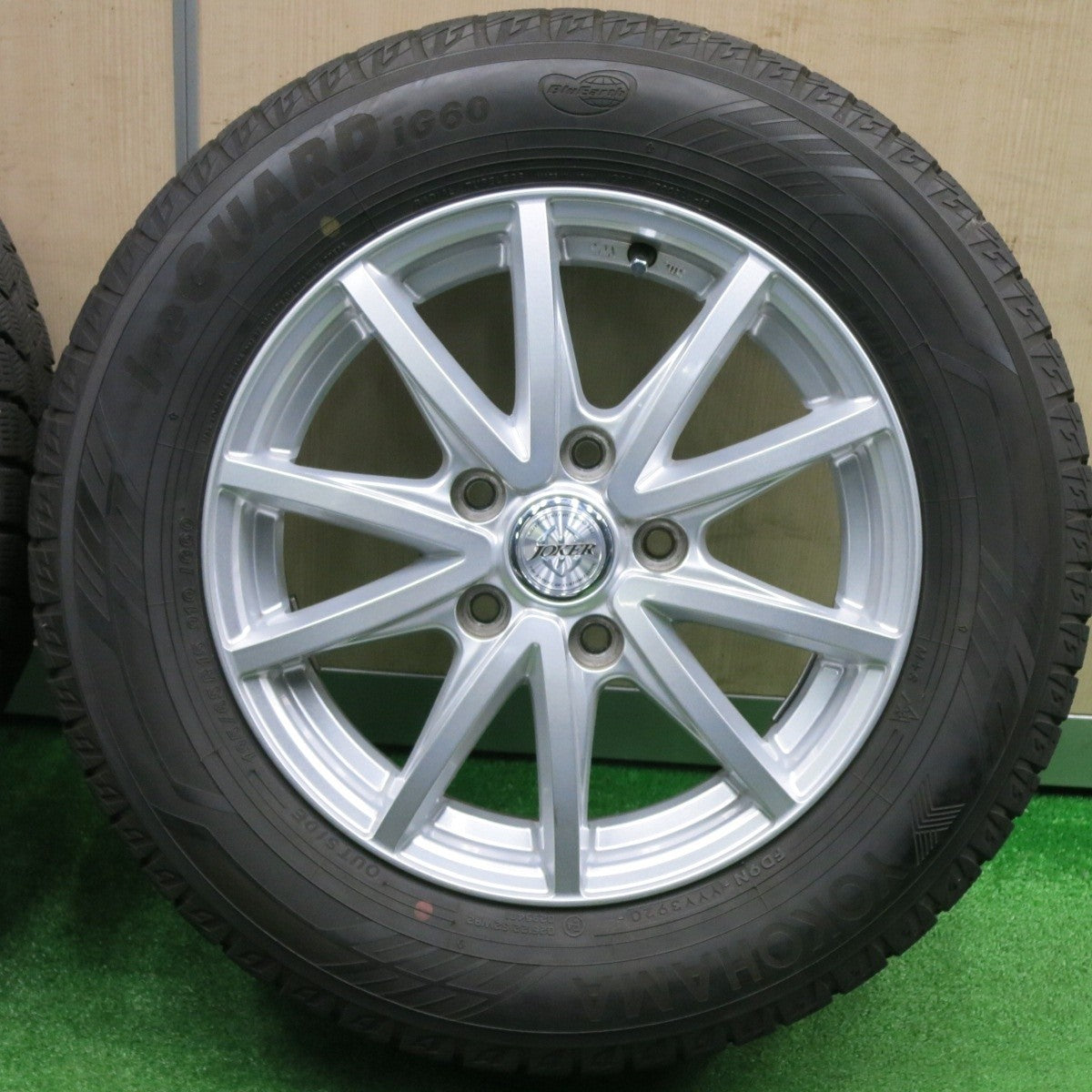 バリ溝！20年！キレイ！8.5分★スタッドレス 195/65R15 ヨコハマ アイスガード iG60 JOKER ジョーカー 15インチ PCD114.3/5H★4111501NJス