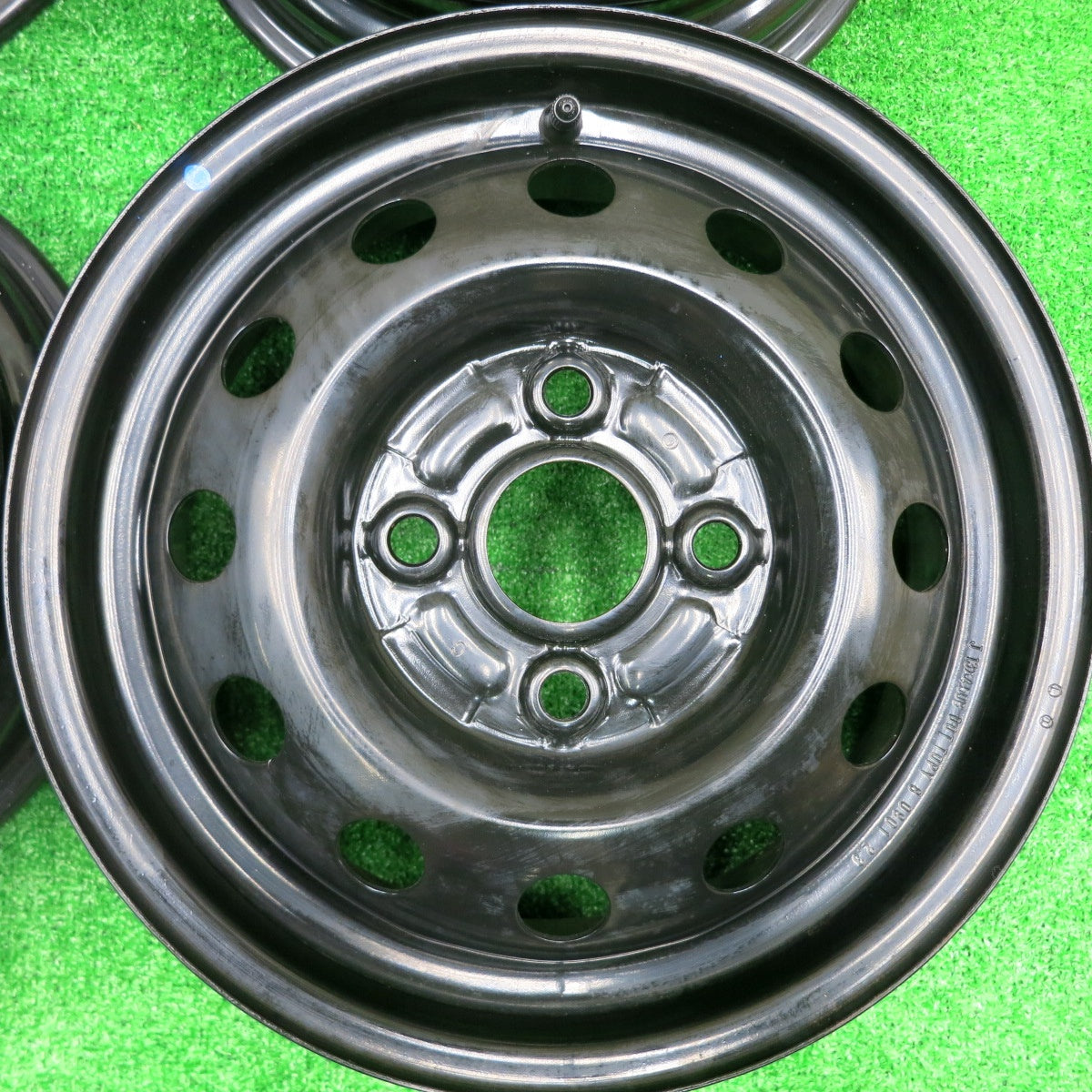 *送料無料* キレイ★スズキ エブリイ 純正 スチール ホイール 13インチ 13×4.50B PCD100/4H★4072303HAホ