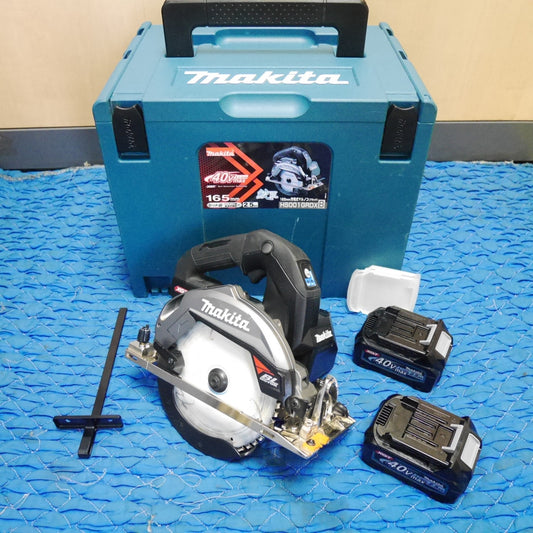 [送料無料] バッテリー2個付☆マキタ 165mm 充電式 マルノコ HS001G 電動 工具 切断機 丸のこ 丸ノコ 丸鋸 makita 木工用☆