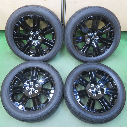 新車外し！23年◎三菱 デリカ D:5 シャモニー 純正 225/55R18 ヨコハマ ジオランダー SUV G055 G055E 18インチ PCD114.3/5H◎6070602イノ