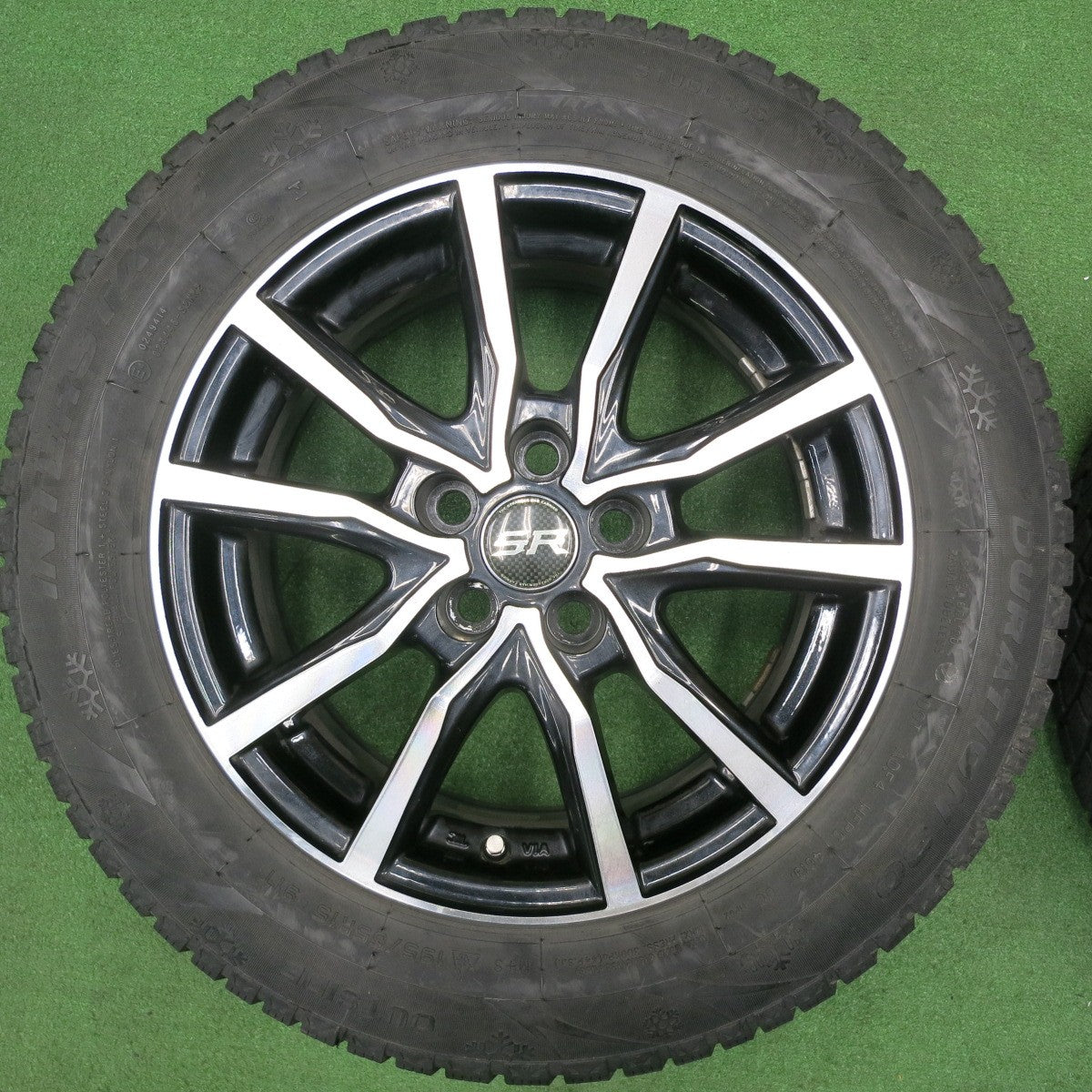 [送料無料] バリ溝！9分★プリウス 等 195/65R15 スタッドレス インターステート DURATION 30 STRANGER ストレンジャー 15インチ PCD100/5H★4121807NJス