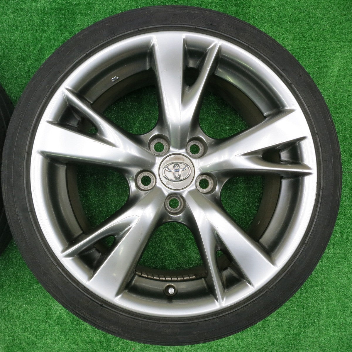 *送料無料* 4本価格★レクサス IS バージョンS 純正 225/40R18 255/40R18 レーダー RZ-500 Dimax R8+ 18インチ PCD114.3/5H★4072204NJノ