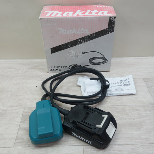 [送料無料] ☆マキタ バッテリ アダプタ 18V BAP18 上向き作業 箱付き 電動 工具☆