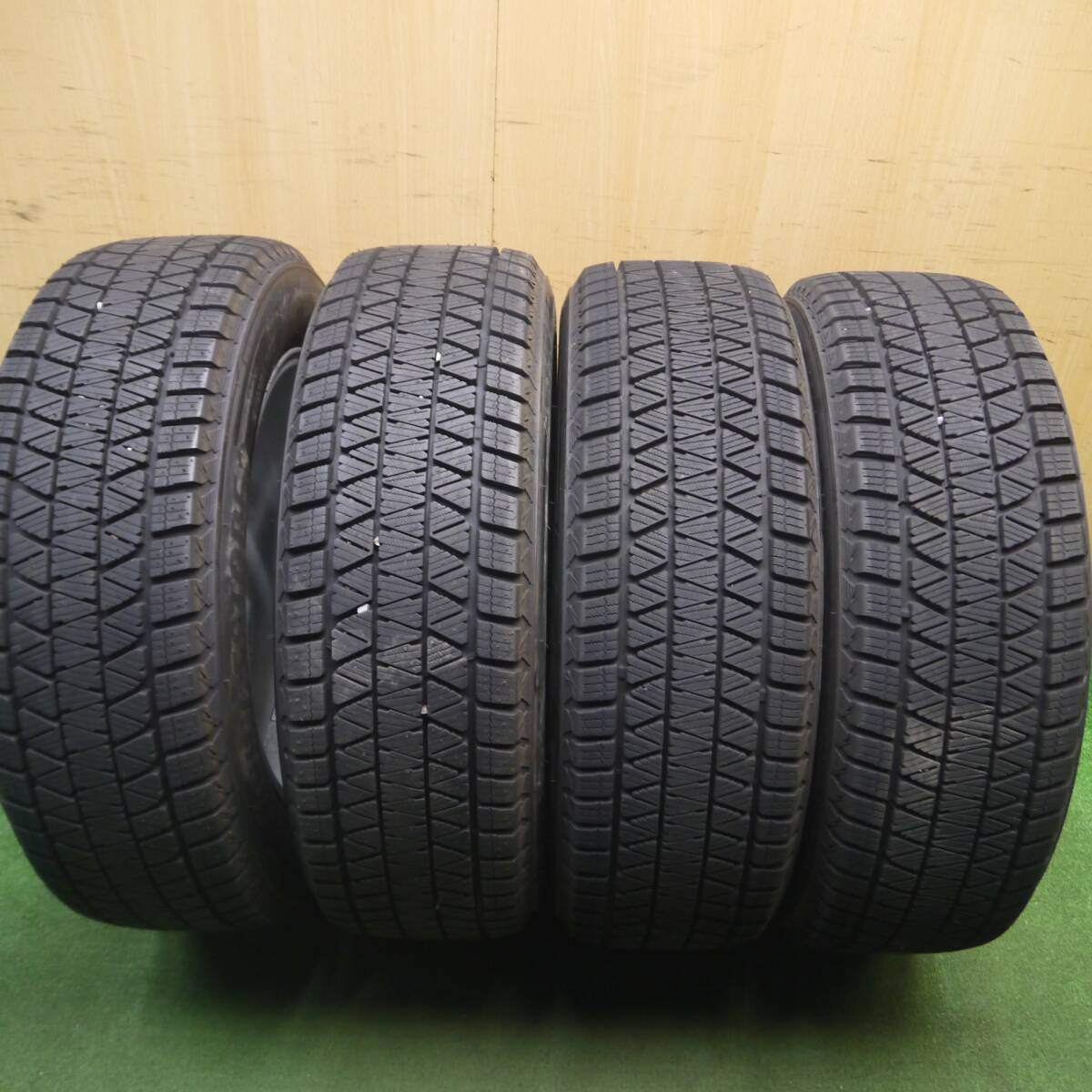 バリ溝！23年！キレイ！ほぼ10分★スタッドレス 225/60R18 ブリヂストン ブリザック DM-V3 JOKER ジョーカー 18インチ PCD114.3/5H★5021204Hス