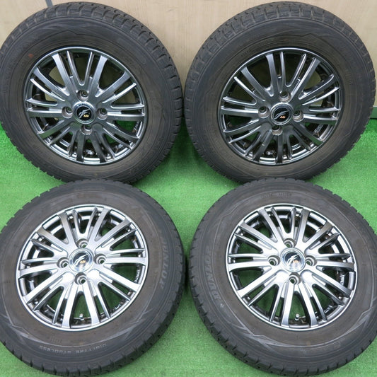 4本価格★スタッドレス 145/80R13 ダンロップ ウインターマックス WM01 Fang ファング 13インチ PCD100/4H★5010302NJス